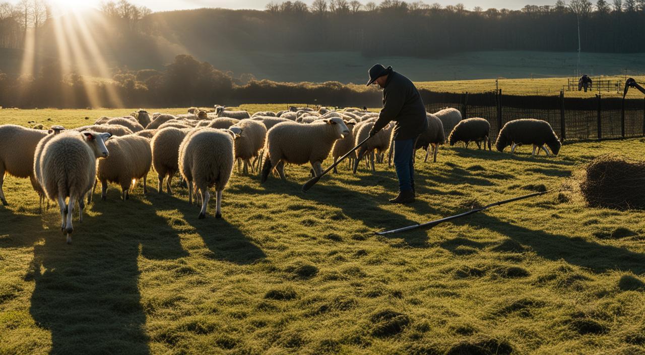 tendre un grillage à mouton