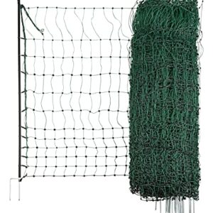 Kerbl 292278 Filet à Volaille Double Pointe 106 cm Vert 50 m 10,02 kg